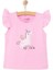 Basic Kız Melek Unicorn Baskılı Atlet T-Shirt Kız Bebek 1