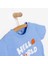 Under The Sea Wave Hello Yazı Baskılı Erkek Tshirt Erkek Bebek 3