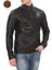 Erkek Derimont Ceket Slim Fit Siyah Fermuarlı 4