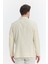 Vitao Erkek Bej Italyan Çizgili Kruvaze Yarım Astarlı Slim Fit Spor Blazer Ceket 4