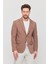 3115 Erkek Gri Esnek Likralı Pamuk Karışımlı Slim Fit Ilkbahar-Yaz Spor Blazer Ceket 1