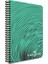 Dalga Desenli Spiralli Defter, A4, 140 Yaprak, 70G Kağıt, Kareli, 500 Mikron Pp Kapak, Pet Spiralli, Dayanıklı ve Kullanışlı, Asorti Renkler 1