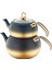 4 Pcs Granit Küre Çaydanlık Orta Boy 8210MGOLD 1