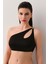 Noir Tek Omuz Detaylı Bralet Bikini Üst 1