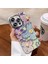 Apple iPhone 13 / 14 Uyumlu Kılıf 3D Hologramlı Çiçek Desenli Kamera Korumalı Kapak / Kılıf 5