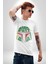 Star Wars Boba Fett Kadın Erkek Ön Baskılı Beyaz Pamuklu Tişört Penye Klasik 4
