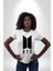 Bts Kore Müzik Grubu Logo Kadın Erkek Ön Baskılı Beyaz Pamuklu Tişört Penye Klasik 2