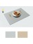Dikdörtgen Altın Kenarlı Çift Taraflı Iki Renkli Deri Placemat Su Geçirmez Placemat Yağ Geçirmez Batı Placemat Çift Taraflı Deri Placemat 4 Adet (Yurt Dışından) 1