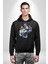 Thanos Iron Man Efsaneler Kadın Erkek Baskılı Üç Iplik Siyah Kapüşonlu Hodie Sweatshirt 1