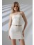 Kadın Krem Croplu Etek Takım MSC400 1