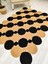 Jüt Hasır Görünümlü Desenli Modern El Örgüsü Dikdörtgen Halı Kilim 3