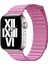 Watch 40MM Uyumlu Krd-09 Deri Lop Kordon Zore - Pembe 1