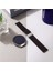 Galaxy Watch 42MM Uyumlu Krd-27 20MM Kordon Zore - Siyah 3