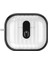Apple AirPods 4 Kılıf Kenarları Renkli Şeffaf Dilimli Silikon Uyumlu Zore Airbag 40 Kılıf-Siyah 1