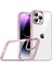 Apple iPhone 14 Pro Max Kılıf Ardx Flora Kapak-Rose Gold 1