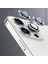 Apple iPhone 12 Pro Max Uyumlu Ardx Cl-07 Kamera Lens Koruyucu-Gümüş 1