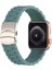 Watch 44MM Krd-72 Uyumlu Kordon Zore - Açık Yeşil 4