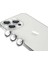 Apple iPhone 13 Pro Max Uyumlu Ardx Cl-06 Kamera Lens Koruyucu-Gümüş 1