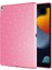 Apple iPad 10.2 2021 (9.nesil) Simli Parlak Görünümlü Uyumlu Zore Tablet Koton Kılıf-Siyah 2