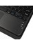 Apple iPad Air 11 2025 M3 Zore Border Keyboard Bluetooh Bağlantılı Standlı Klavyeli Tablet Kılıfı - Siyah 5