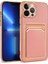 Apple iPhone 13 Pro Kılıf Ardx Bark Kartlıklı Kapak-Rose Gold 1