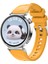 Huawei Watch Gt5 41MM Uyumlu Zore KRD-129 Silikon Kordon Strap Kayış-Sarı 1