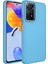 Xiaomi Redmi Note 11 Global Kılıf Metal Çerçeve ve Buton Tasarımlı Silikon Ardx Luna Kapak-Sierra Mavi 1