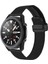 Huawei Gt2 46MM Uyumlu Krd-85 22MM Metal Kordon Zore - Siyah 1