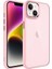 Apple iPhone 14 Plus Kılıf Buzlu Sert Pc Ardx May Kapak-Pembe Açık 1