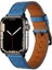 ​​​Watch Ultra 49MM Uyumlu Krd-76 Pu Deri Kordon Strap Kayış Zore - Turuncu 2