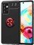 Galaxy A52 Kılıf Ardx Ravel Silikon Kapak-Siyah-Kırmızı 1