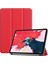 Apple iPad Air 11 2025 M3 Zore Smart Cover Standlı 1-1 Kılıf - Kırmızı 1