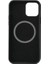 Apple iPhone 12 Pro Max Uyumlu Ardx Leathersafe Wireless Kapak-Siyah 2