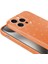 Apple iPhone 15 Pro Max Kılıf Kamera Korumalı Simli Lüks Ardx Koton Kapak-Turuncu 4