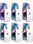 Apple iPhone 14 Plus Kılıf Kamera Korumalı Renkli Çerçeveli Ardx Garaj Kapak-Mavi Açık 2
