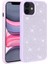Apple iPhone 11 Kılıf Parlak Taşlı Tasarım Ardx Ston Kapak-Lila 1