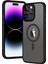 Apple iPhone 13 Pro Max Kılıf Wireless Şarj Özellikli Ardx Hibrit Magsafe Kapak-Siyah 1