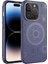 Apple iPhone 14 Pro Kılıf Ardx Wireless Şarj Özellikli Desenli Hot Kapak-Derin Mor 1