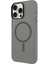 Apple iPhone 15 Pro Max Kılıf Ardx Magsafe Şarj Özellikli Buzlu Transparan C-Pro Sert Kapak-Derin Mor 5