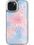 Apple iPhone 15 Kılıf Simli Desenli Parlak Ardx Task Kapak-Mavi 3