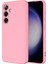 Samsung Galaxy S24 Plus Kılıf Ardx Mara Laaakan Kapak-Pembe 1