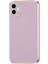 Apple iPhone 12 Kılıf Ardx Bark Kapak-Lila 1