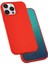 Apple iPhone 13 Pro Max Kılıf Ardx Silk Silikon-Kırmızı 1