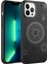 Apple iPhone 13 Pro Kılıf Ardx Wireless Şarj Özellikli Desenli Hot Kapak-Siyah 1