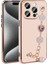 Apple iPhone 15 Pro Max Kılıf El Tutamaçlı Kamera Korumalı Ardx Taka Silikon Kapak-Pembe 1