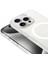 Apple iPhone 15 Pro Kılıf Ardx Magsafe Şarj Özellikli Simli Şeffaf Arka Yüzey Erdos Silikon Kapak-Renksiz 2