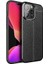 Apple iPhone 13 Pro Max Kılıf Ardx Niss Silikon Kapak-Siyah 1