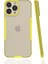 Apple iPhone 13 Pro Max Kılıf Ardx Parfe Kapak-Sarı 1