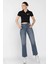 Kadın Kesik Paça Mom Jean Kot Pantolon P-00016348 1