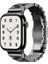 Apple Watch 7 45MM Zore KRD-125 Metal Kordon Strap Kayış-Siyah 1